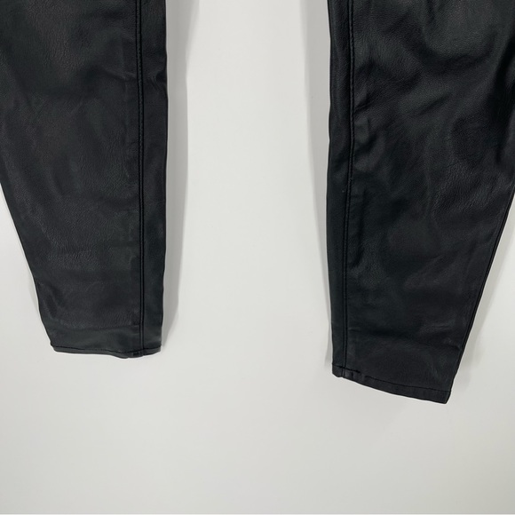 BLANK NYC FAUX LEATHER PANTS IN EIGHT BALL - Picture 4 of 10